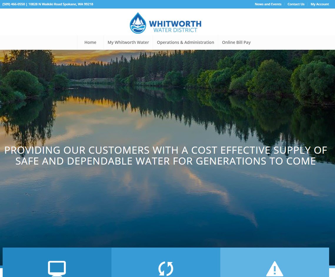 Home Whitworth Water District 2